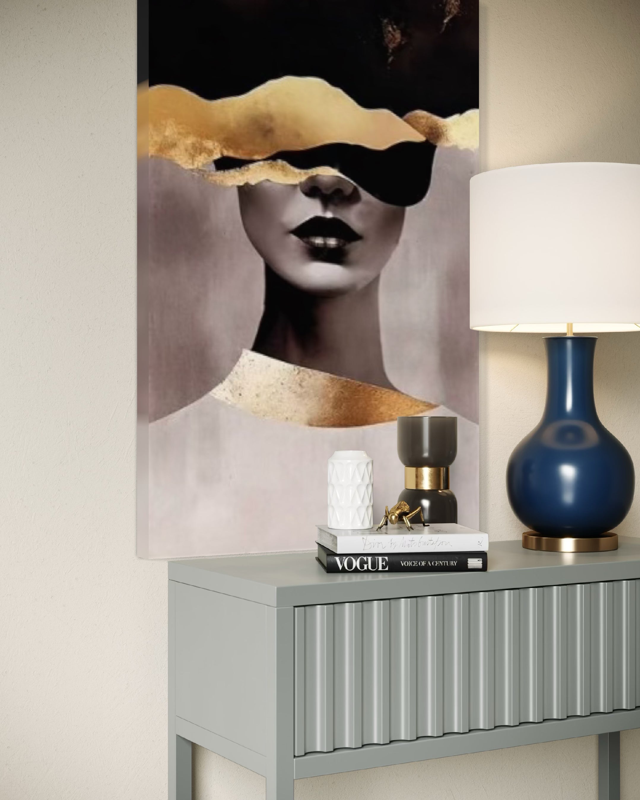 Woman Modern Canvas ,Modern Painting, Wall Art