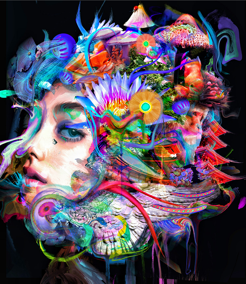Paint Art Canva Poster And Wall Art Print Picture Modern Home Bedroom Decor